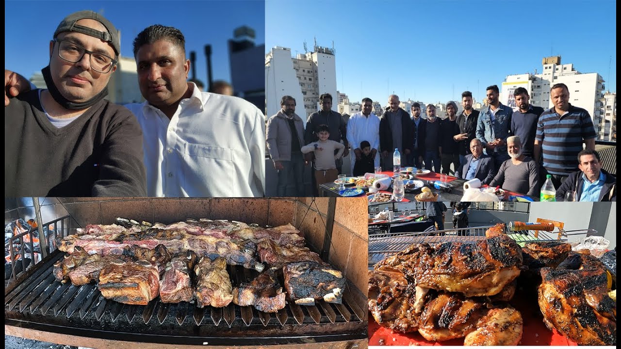Barbeque on Sunny Afternoon in Buenos Aries, Argentina with Pakistani Community