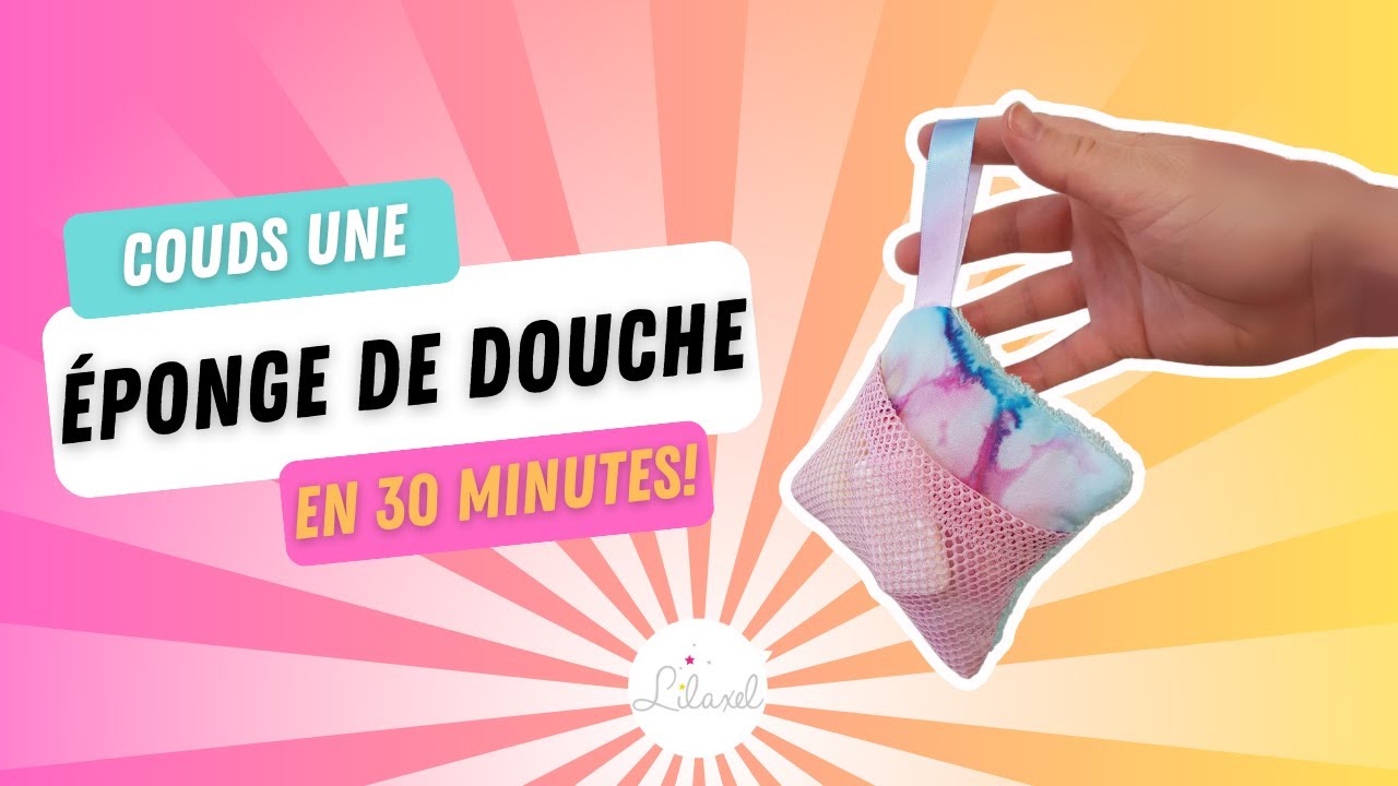 Tuto couture débutant  - l'éponge de douche