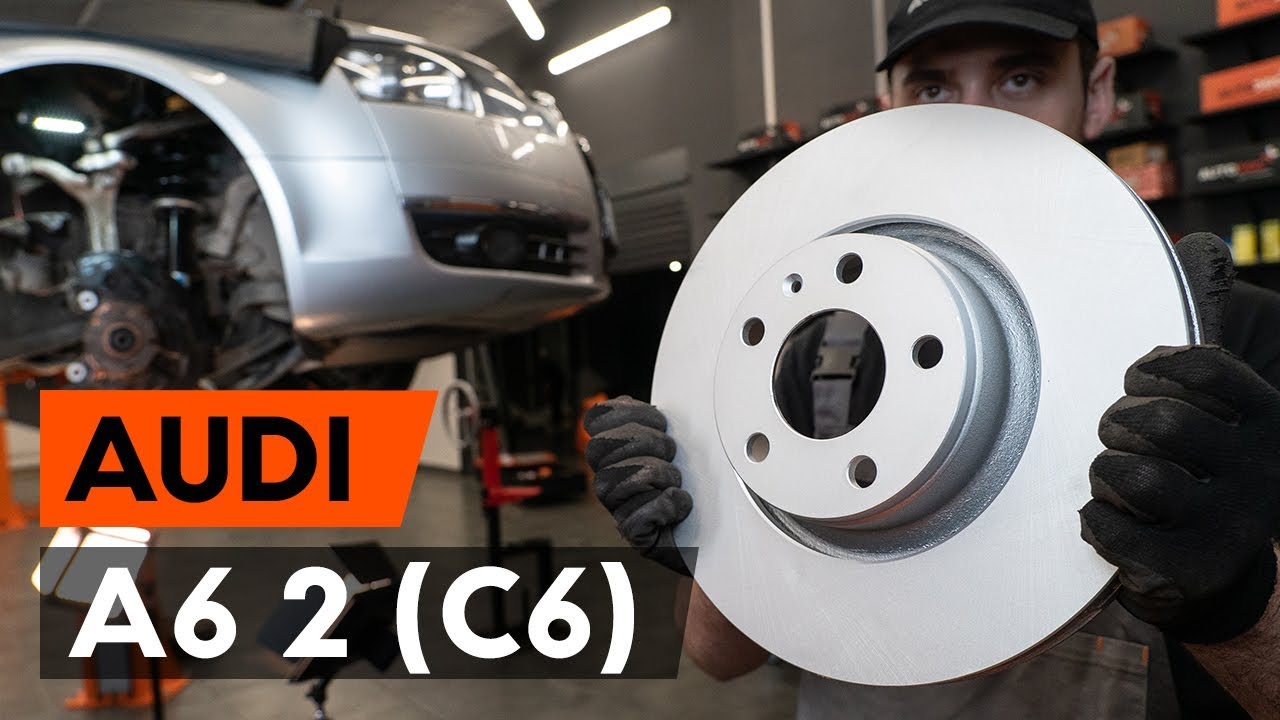 Cum se &icirc;nlocuiește discuri frana din față pe AUDI A6 (C6) [TUTORIAL AUTODOC]