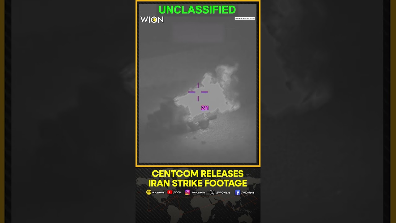 US-Iran War: US CENTCOM Releases Fresh Visuals Of US Attack On Iran | WION Shorts
