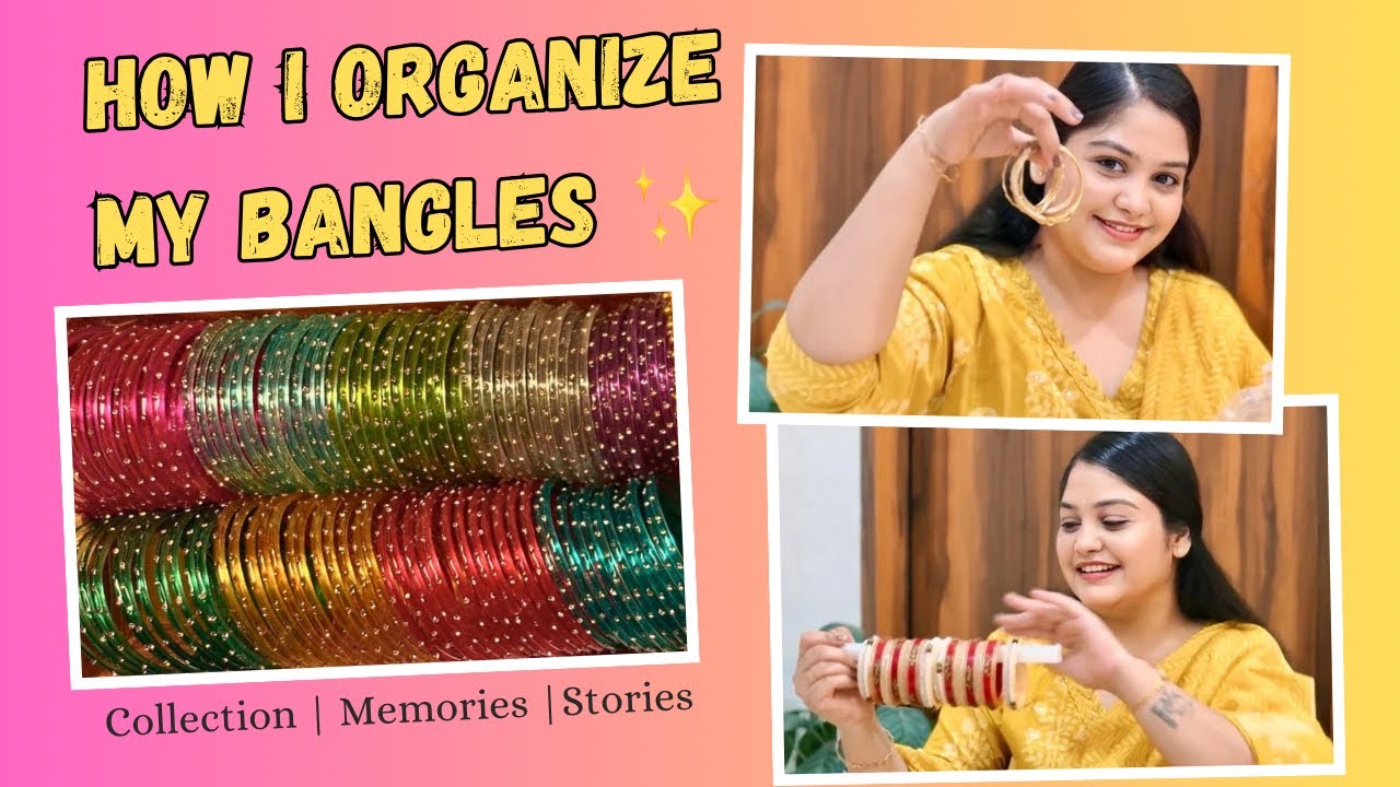 Itne saare Bangles? 😱 Bangle Collection & Organization Ideas ✨