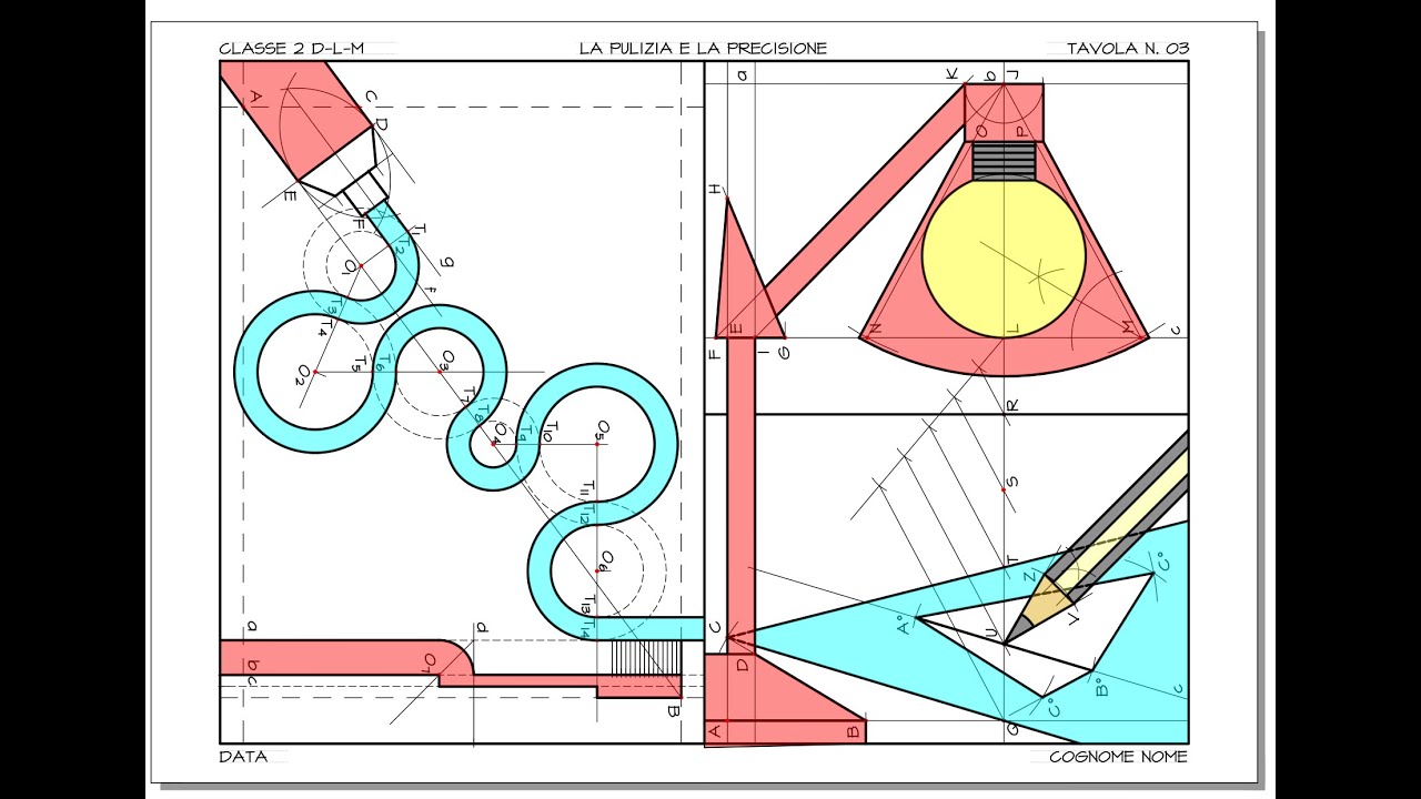 TAVOLA 03.2 LA PULIZIA E LA PRECISIONE - DISEGNO TECNICO - TTRG