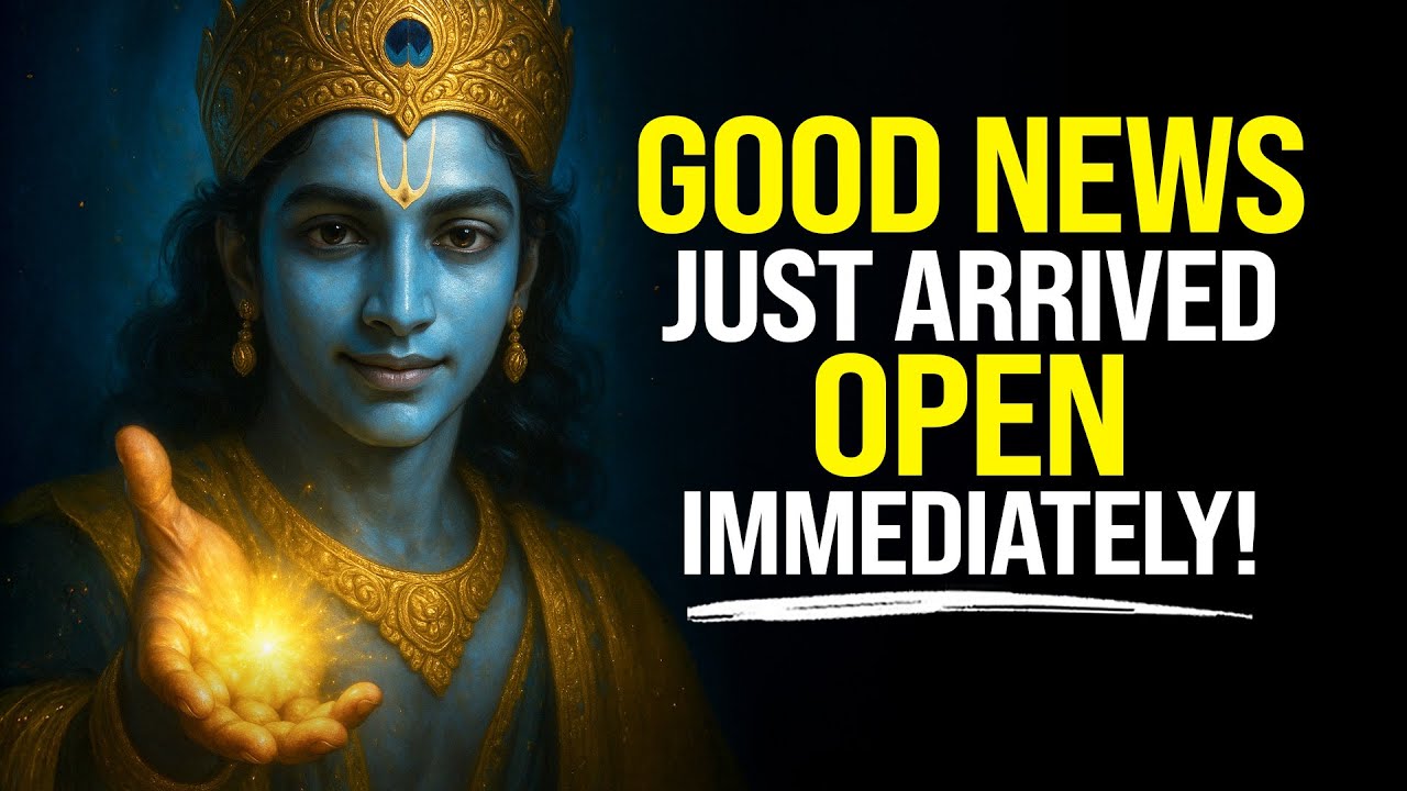 Krishna's Message, GOOD NEWS Just Arrived Open IMMEDIATELY | Krishna's Message Now