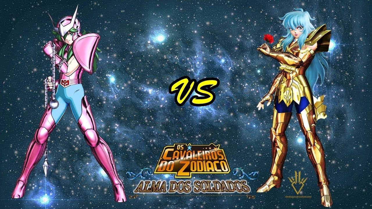 CDZ Alma dos Soldados - Shun de Andrômeda vs Afrodite de Peixes - Dublado PT-BR