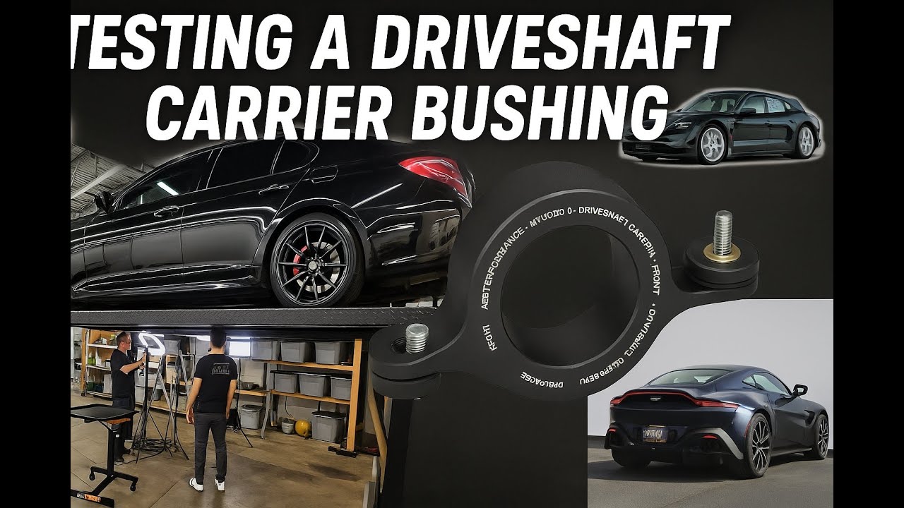 Testing JXB’s New Driveshaft Bushing on My V8 Genesis Sedan + Taycan & Aston Thrash!