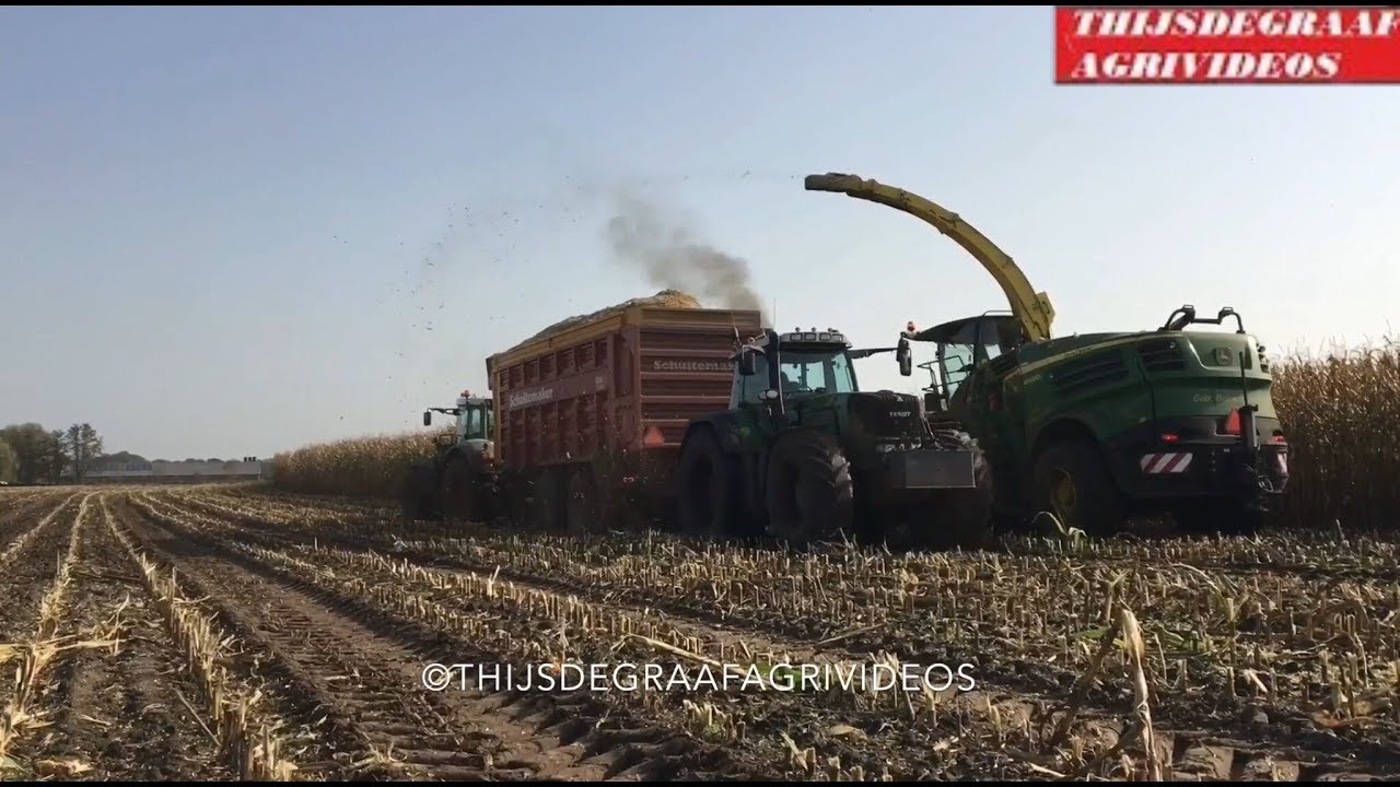 Maishakselen 2017 Extreem modderen | Extreme Mud| John Deere 8600i & 3X Fendt! | De Glind