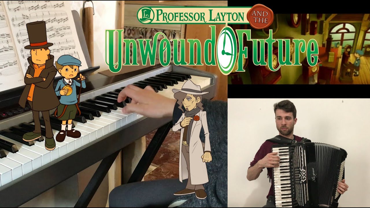Professor Layton and the Unwound Future - London Streets (Cover)