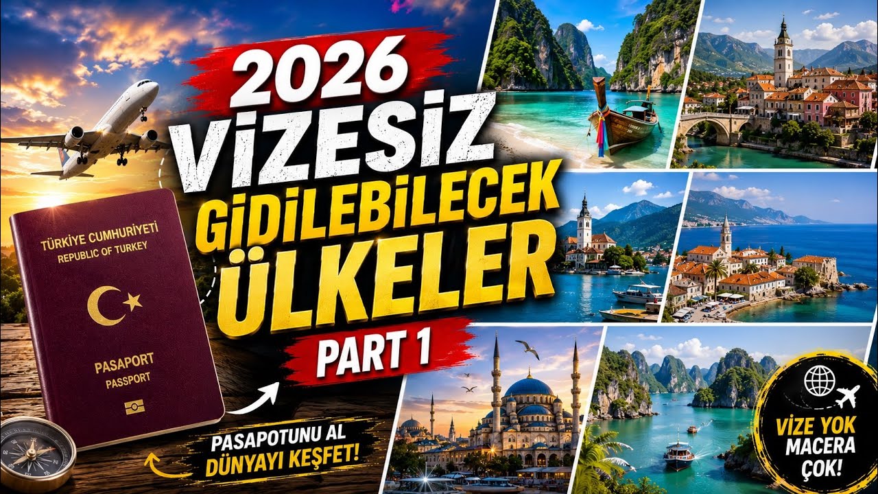 2026 ✈️ VİZESİZ GİDİLEBİLCEK BALKAN ÜLKELERİ PART 1