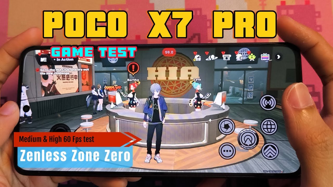 POCO X7 PRO - ZENLESS ZONE ZERO (Med & High 60 fps test)