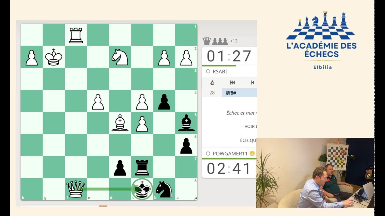 Diffusion en direct de ChessAcademy Morocco