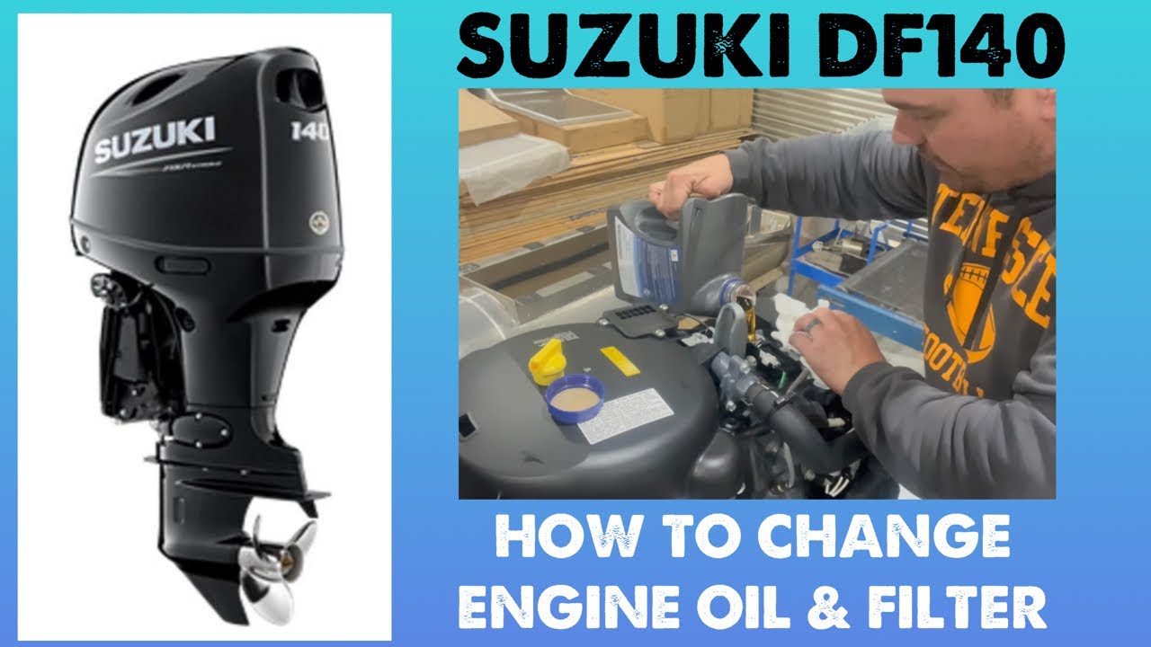 Замена масла Suzuki DF140 — инструкция