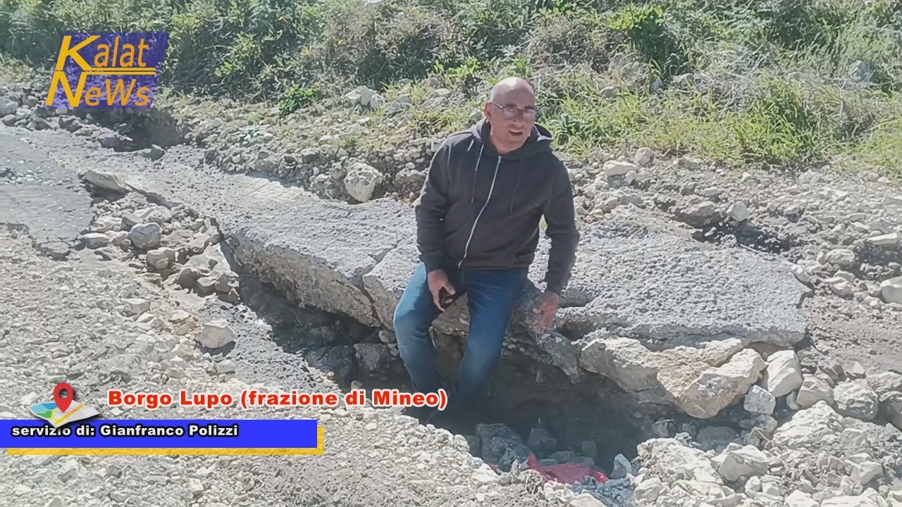 Borgo Lupo (Mineo) Sp 179 strade impraticabili, ponti pericolanti e dissesti, agricoltori nel caos