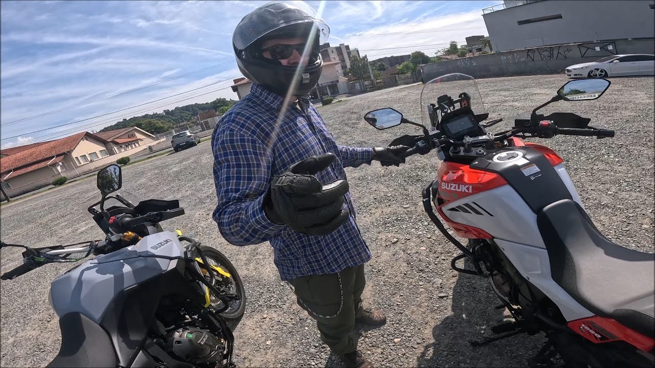 TESTE RIDE NAS V-STROM 1050 E 800 ANDEI NAS DUAS MAS CONFESSO QUE GOSTEI MAIS DA...