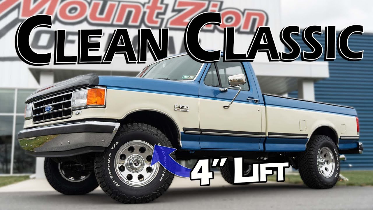 Treating this Classic Right! We Lift & Modernize this MINT 1989 F150