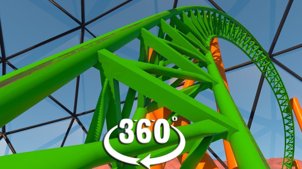 VR 360 Mars Roller Coaster Video for Oculus Quest HTC Vive and virtual Reality