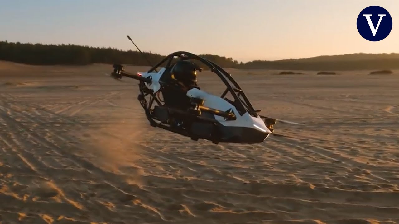 Lanzan al mercado un coche volador que solo pesa 40 kilos y no requiere licencia