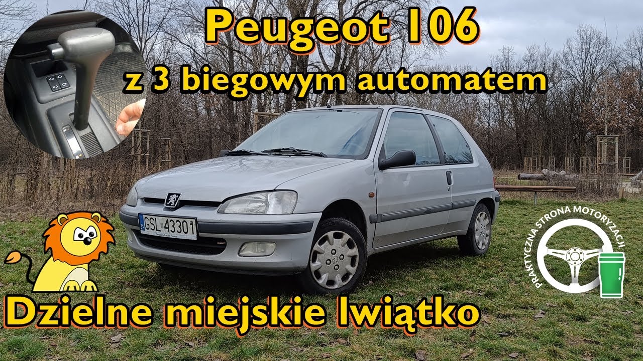 Peugeot 106 - Dzielne miejskie lwiątko z 3 biegowym automatem