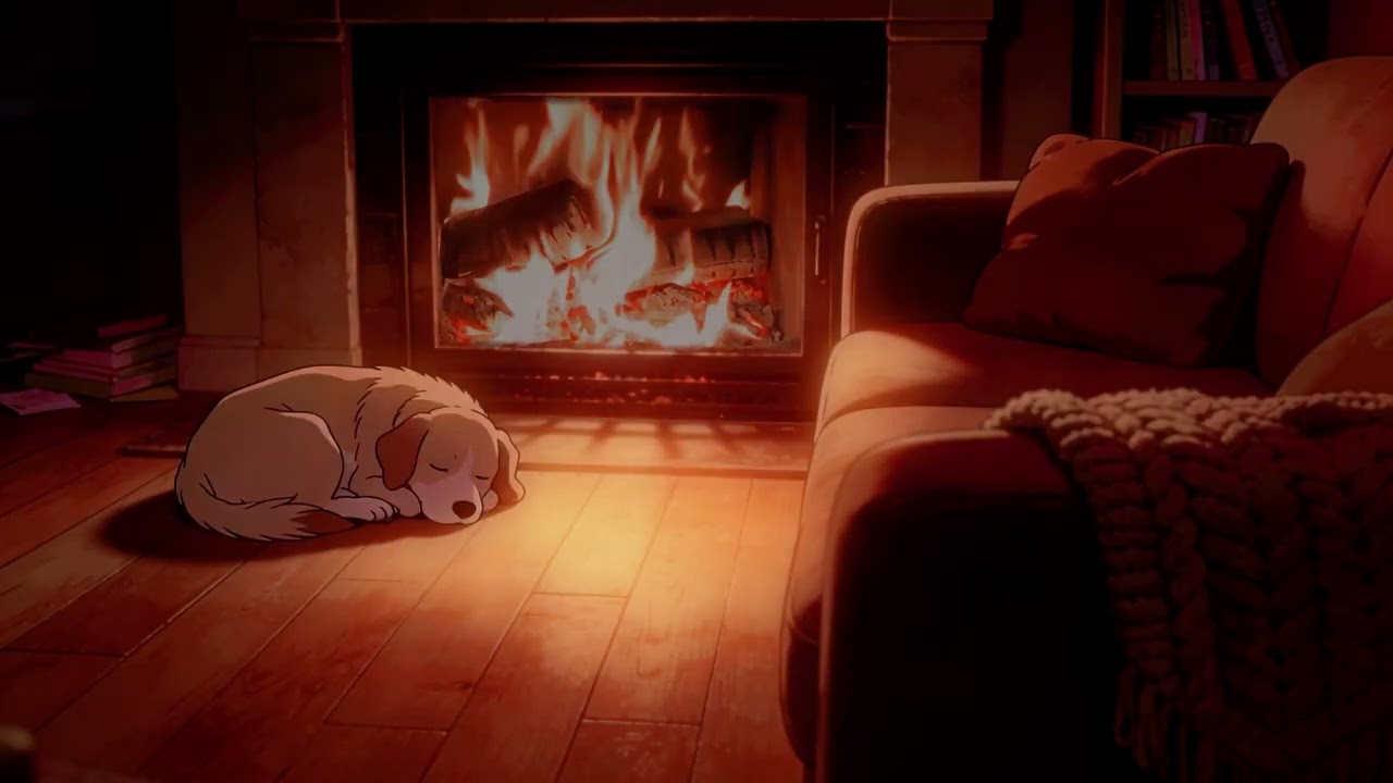 3 Hours of Cozy Crackling Fire