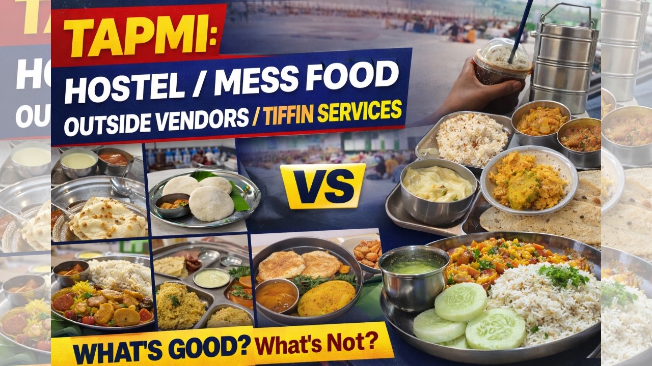 TAPMI Hostel & Mess Food Review | Outside Tiffin Options? Honest Comparison