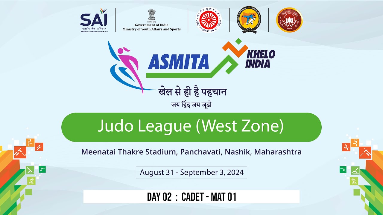 DAY-2 |  ASMITA  WOMEN'S  JUDO  LEAGUE  (WEST ZONE)  |  MAT-1