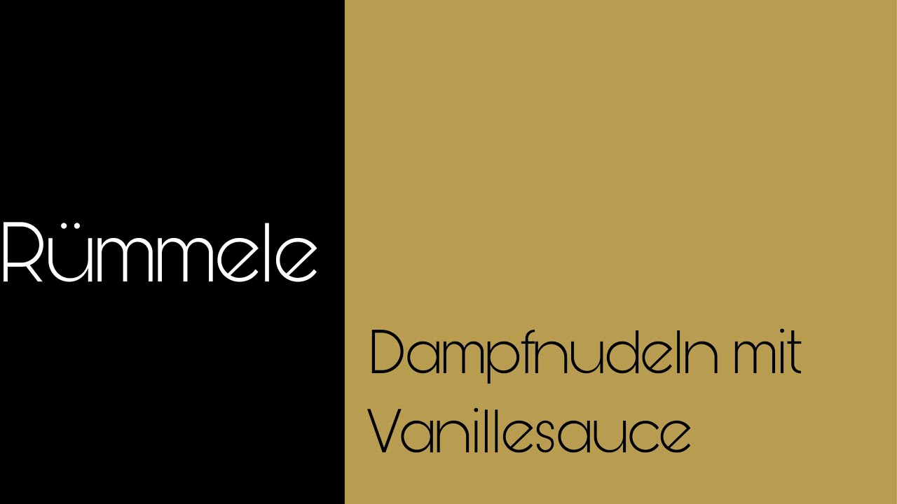 Dampfnudeln - Ankarsrum