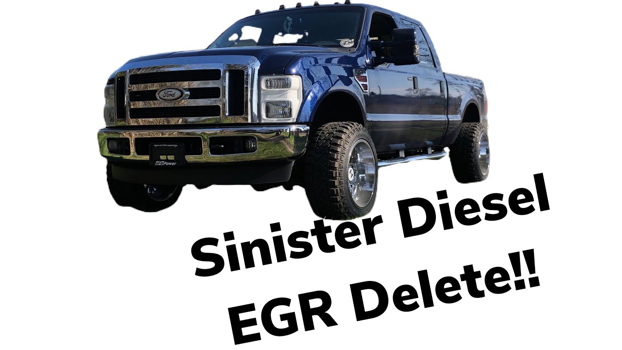 Sinister Diesel EGR delete for my 6.4 Powerstroke! (Step by step instructions)