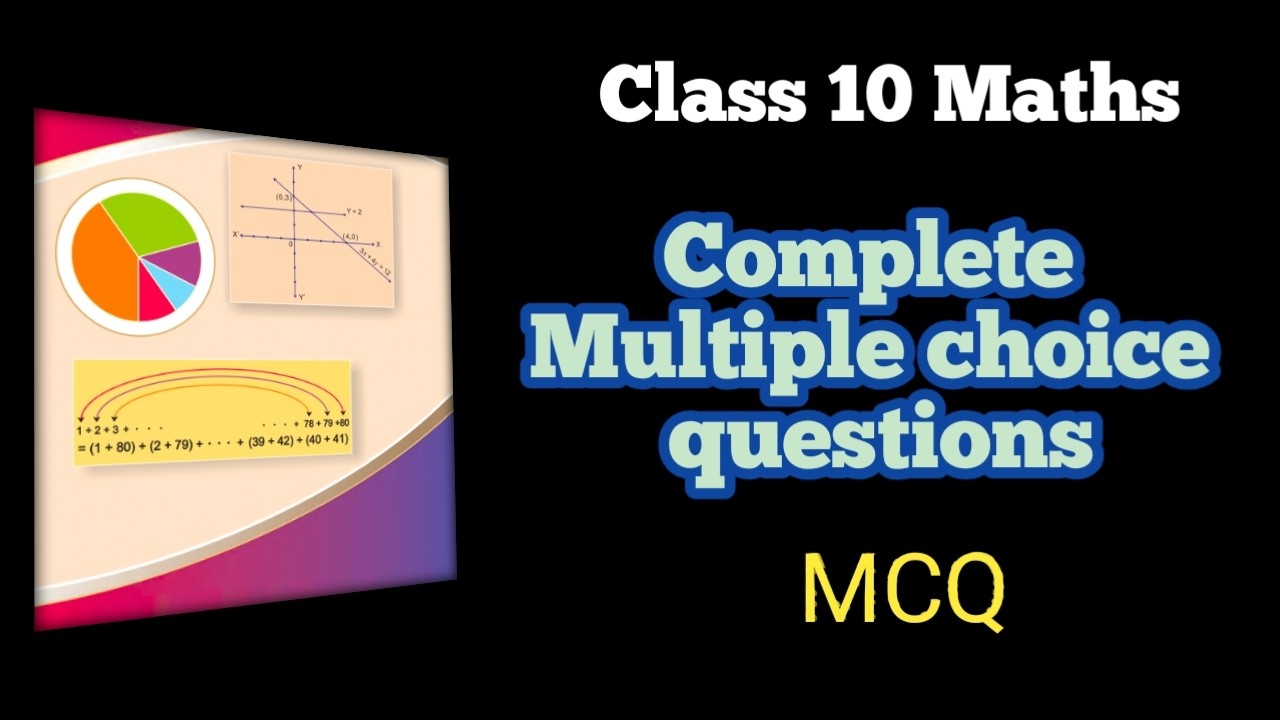 Class 10 Maths/Complete MCQ/Multiple choice Qustions/Marathon/Maharashtra State Board #class10maths