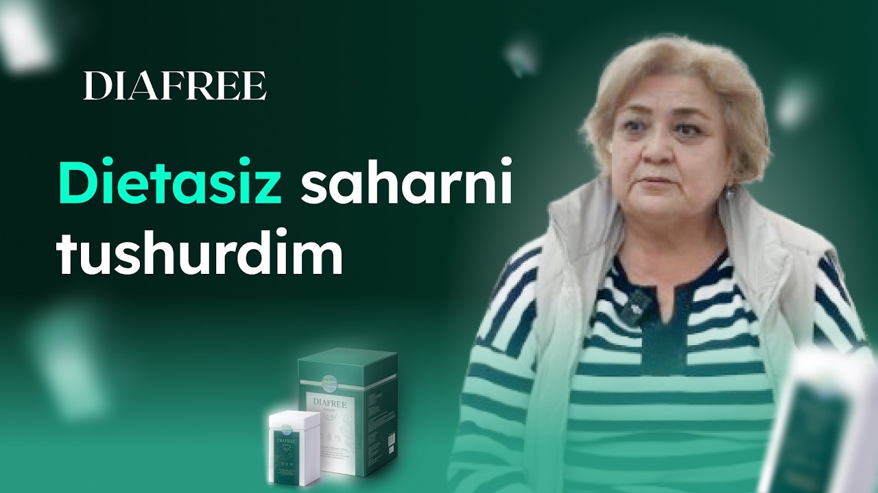 Dieta qilmasdan diabetdan qutildim!