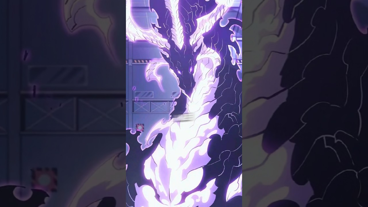 Sung Jinwoo Meets Kamish The Dragon | Solo Leveling #sololeveling #shorts