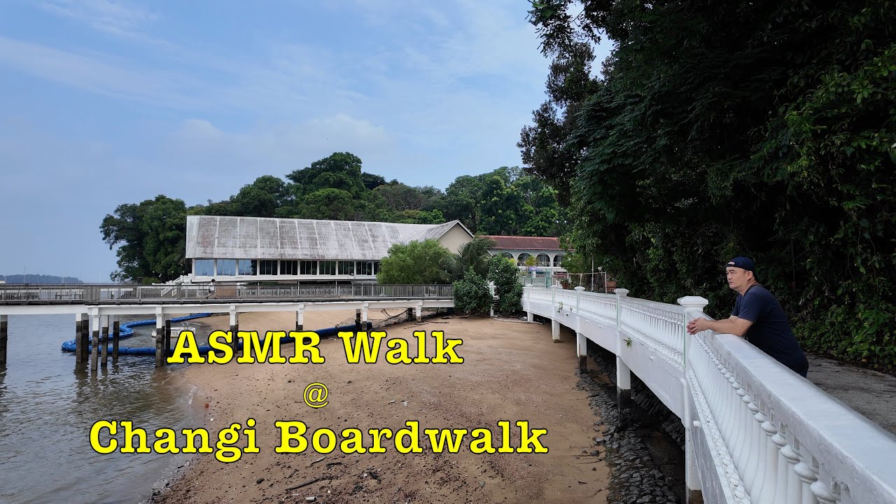 ASMR Walk at Changi Boardwalk on a Sunday Afternoon #boardwalk #changi #singapore #seaside