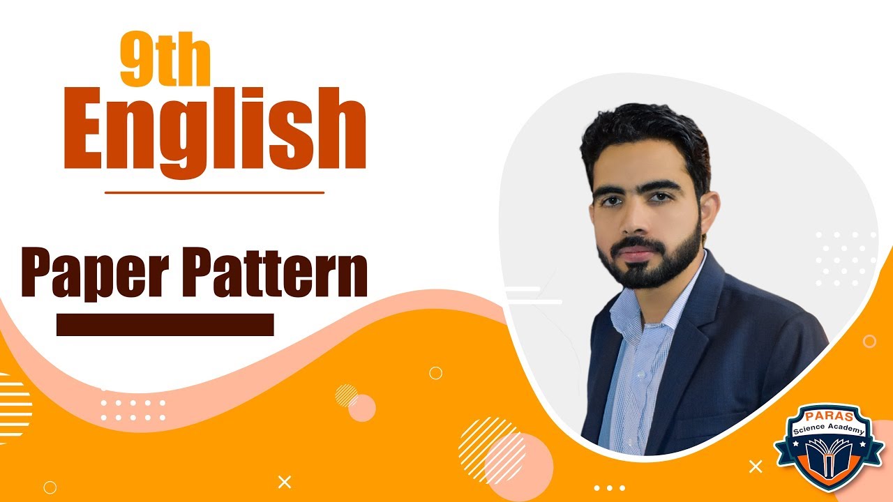 9th Class English Paper Pattern 2020 of All Punjab Boards | Paras Science Academy