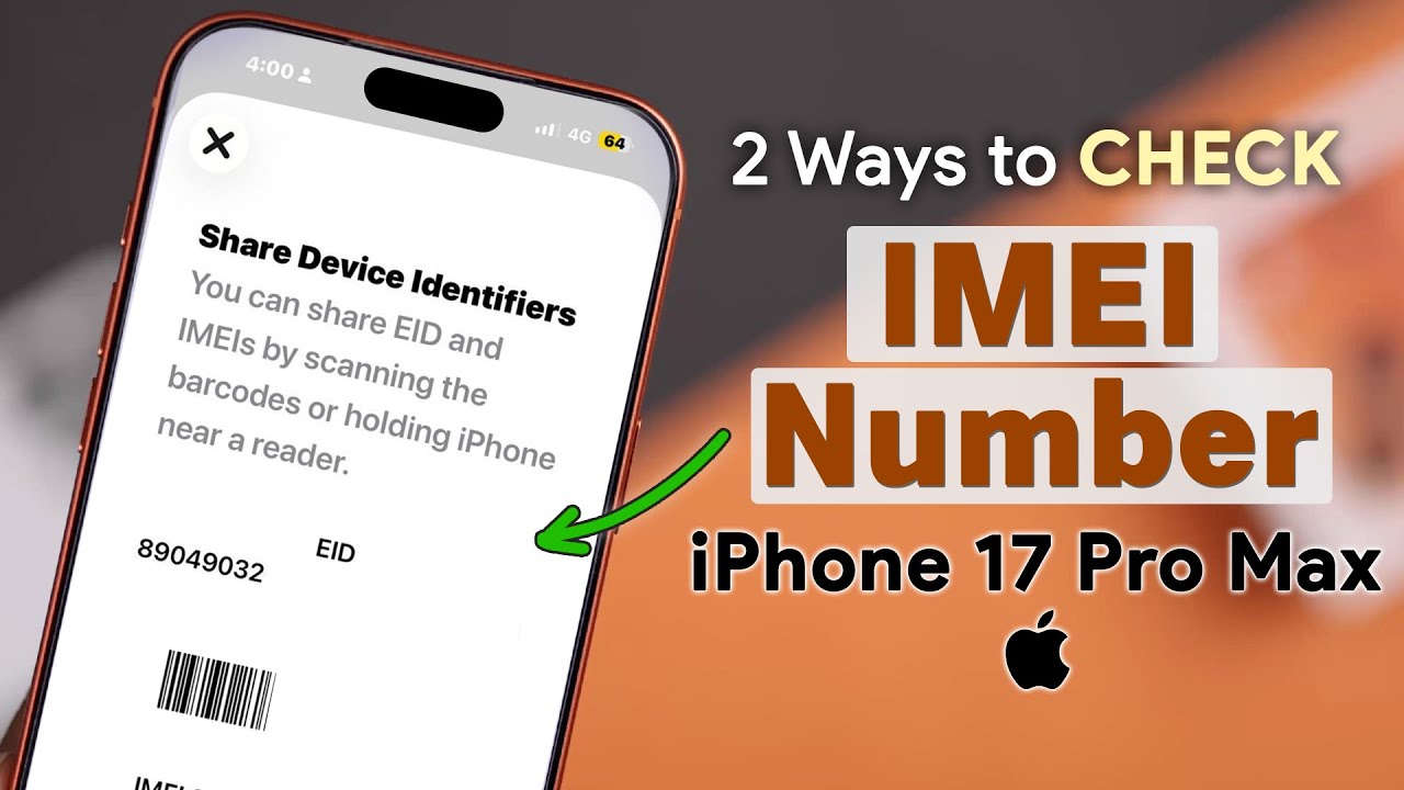 Jak sprawdzić numer IMEI w iPhonie 17 Pro Max! [Znajdź IMEI]