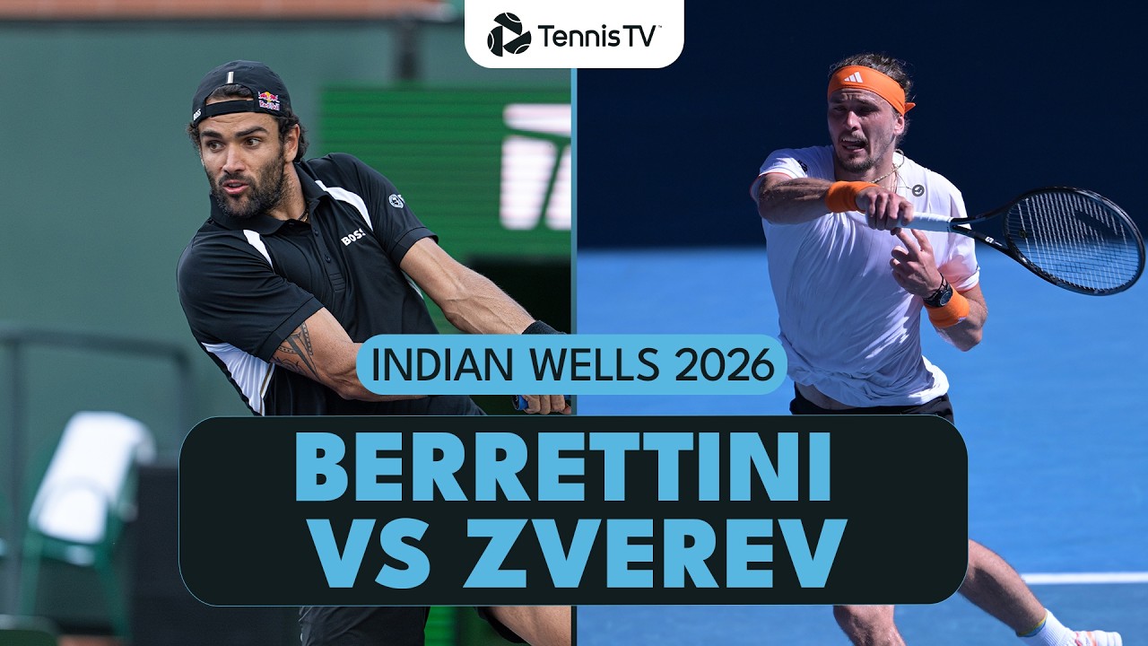 Berrettini vs Zverev Match Highlights | Indian Wells 2026