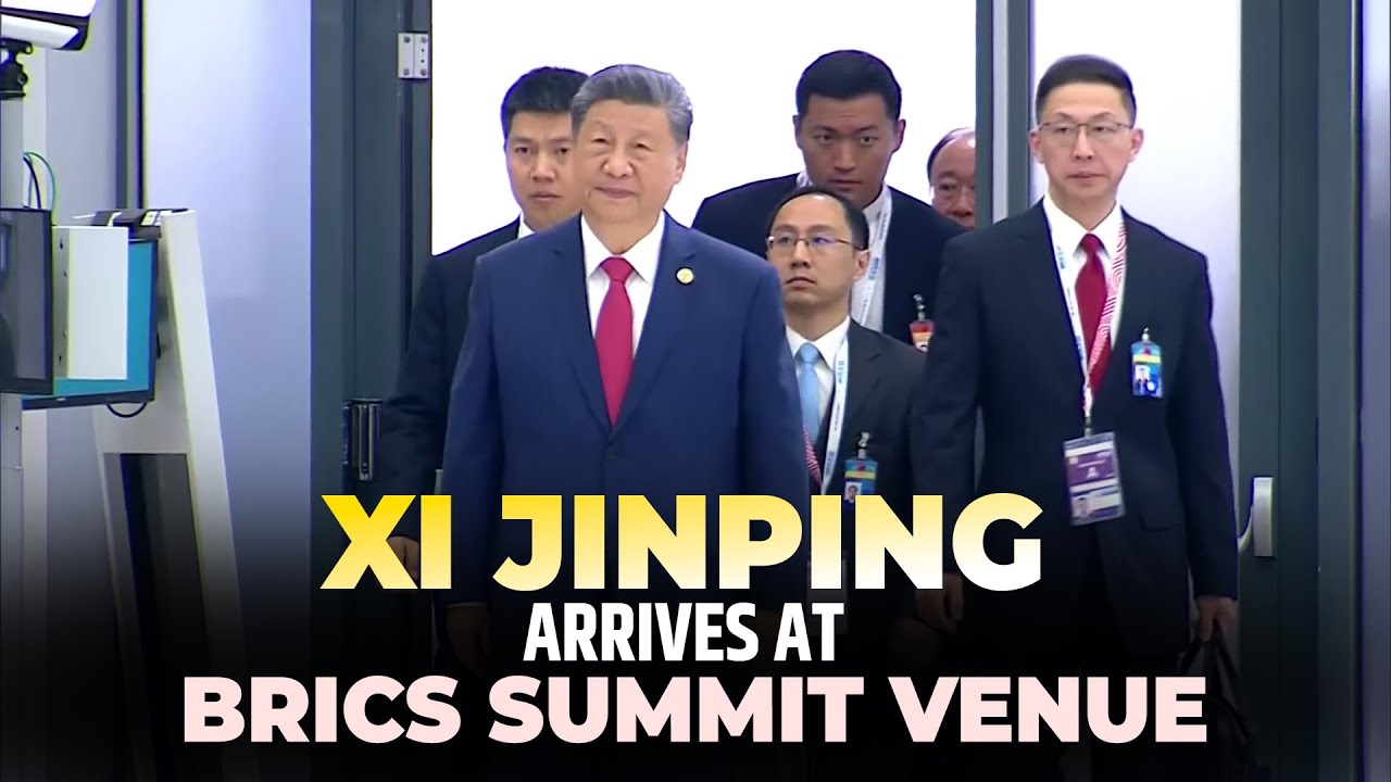 Kazan, Russia | BRICS Summit 2024| Chinese President Xi Jinping arrives at Kazan Expo Center |Russia