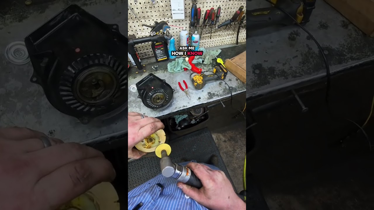 Two stroke generator repair #mechanic #repair #generator #quickfixes #fypシ゚viral 