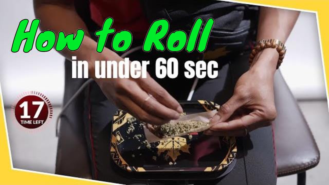 HOW TO roll a FAST Fronto blunt (ROLL IN 60 SEC)
