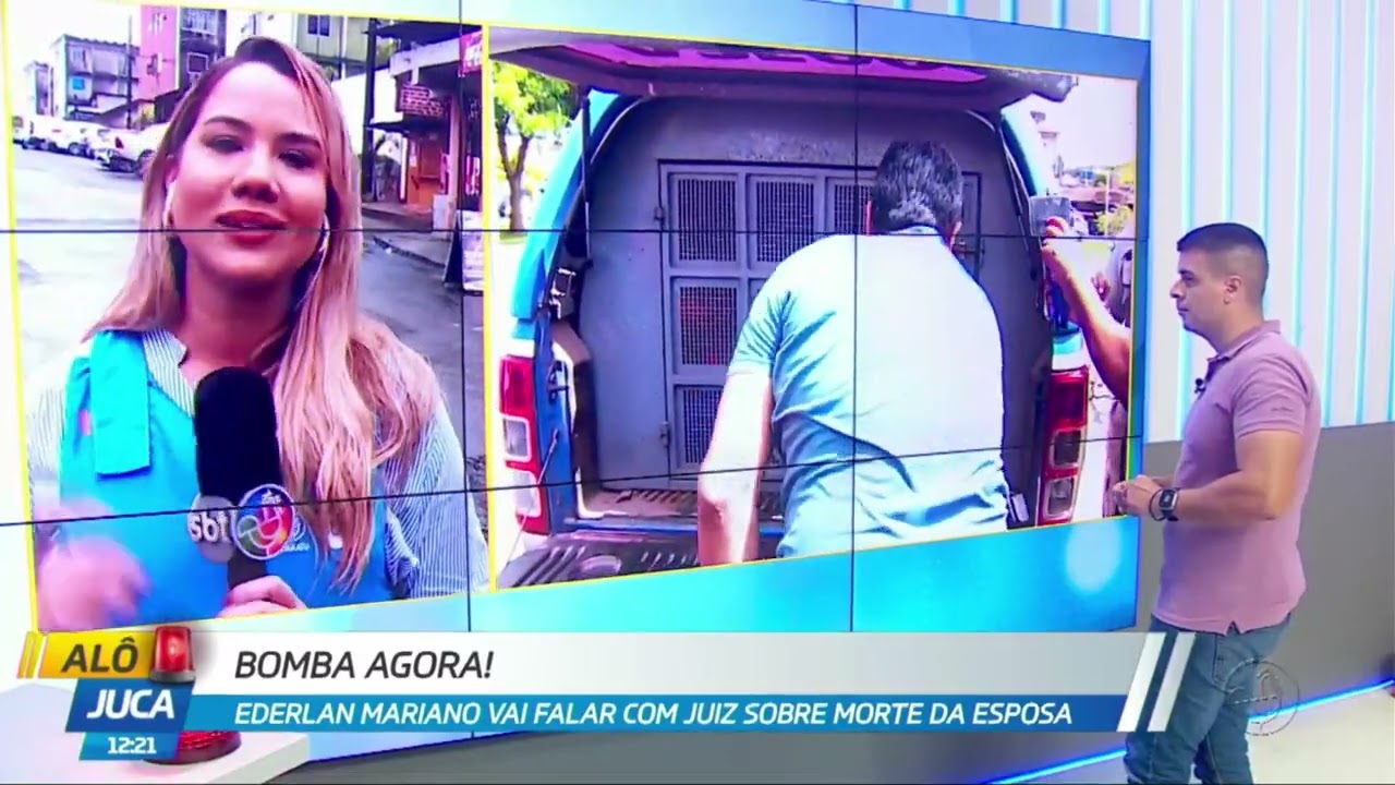 Alô Juca: Ederlan Mariano vai falar com juiz sobre a morte da esposa Sara Mariano