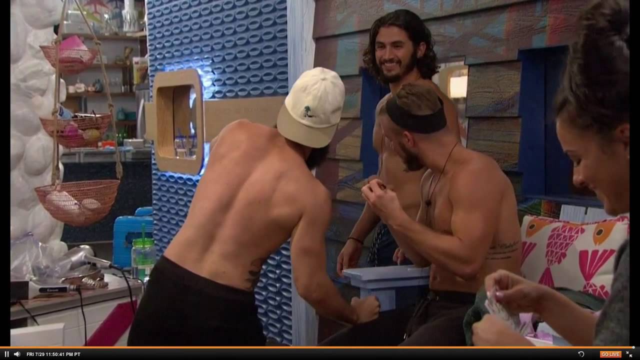Michelle Hits Paul with Apples After Shaving Cream in Tea Prank BB18