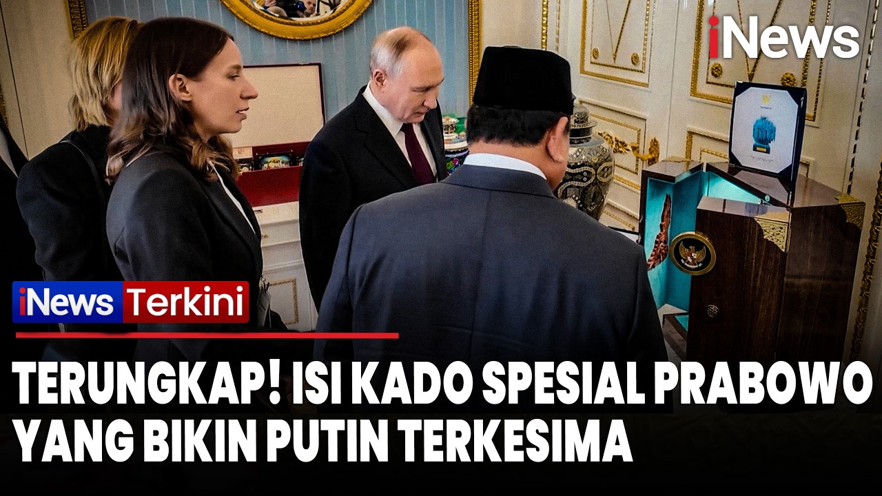 Bikin Putin Terkesima! Prabowo Bawa Hadiah Miniatur Borobudur ke Moskow | iNews Terkini