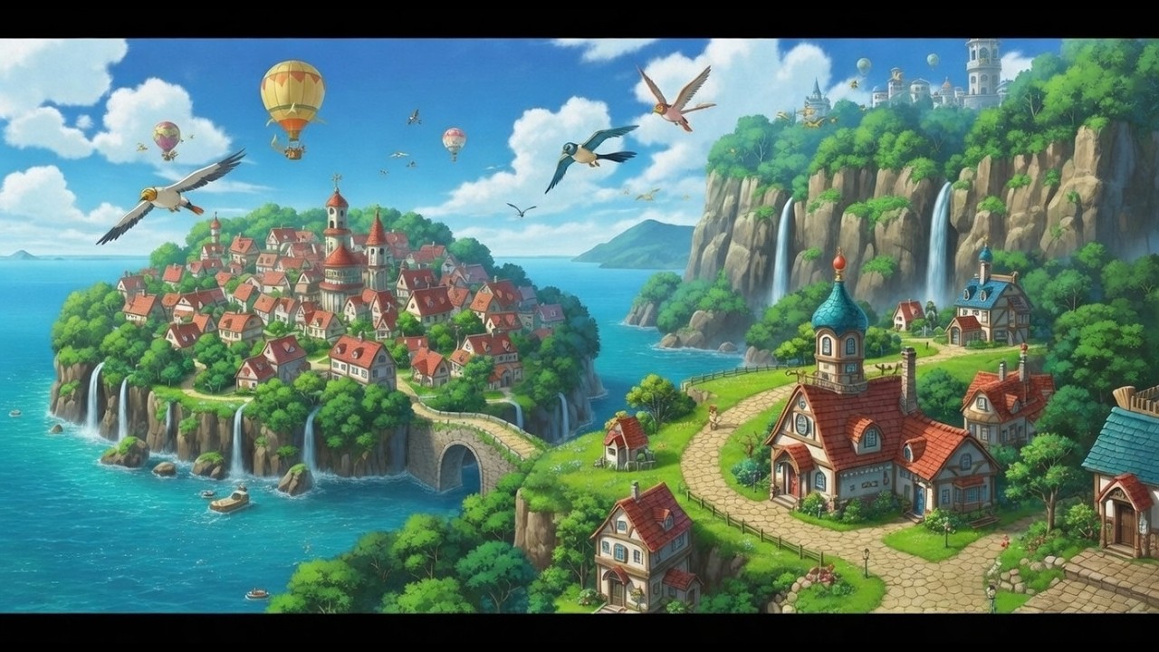 ☁️ Ghibli Inspired Music for Relax, Focus & Sleep