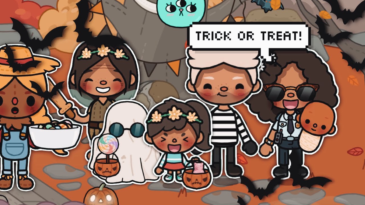 Семейный *Сладость или гадость!* 🎃 || 🔊 Озвучка || Toca Boca Ролевая игра