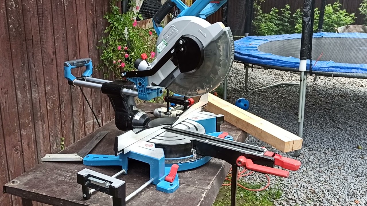 ERBAUER EMIS254S 254MM ELECTRIC DOUBLE-BEVEL SLIDING MITRE SAW 220-240V
