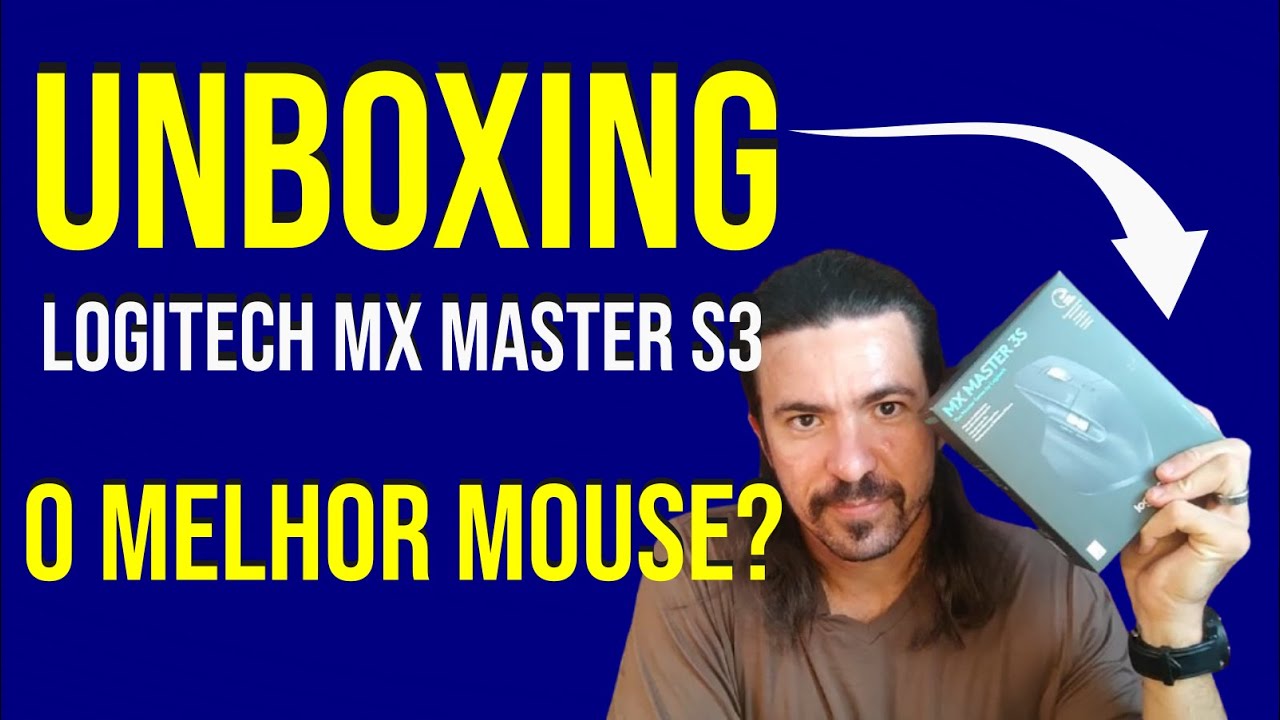 Logitech MX Master 3S: Unboxing e Primeiras Impressões