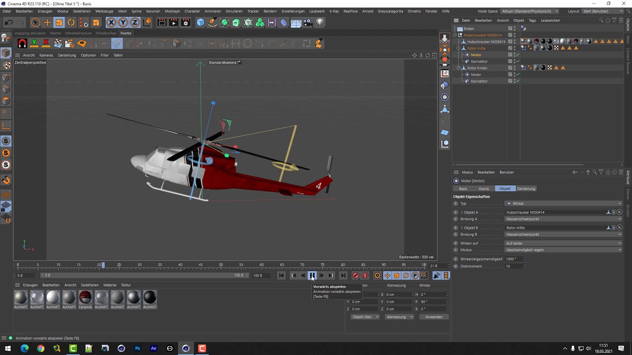 Helicopter Tutorial Cinema 4d