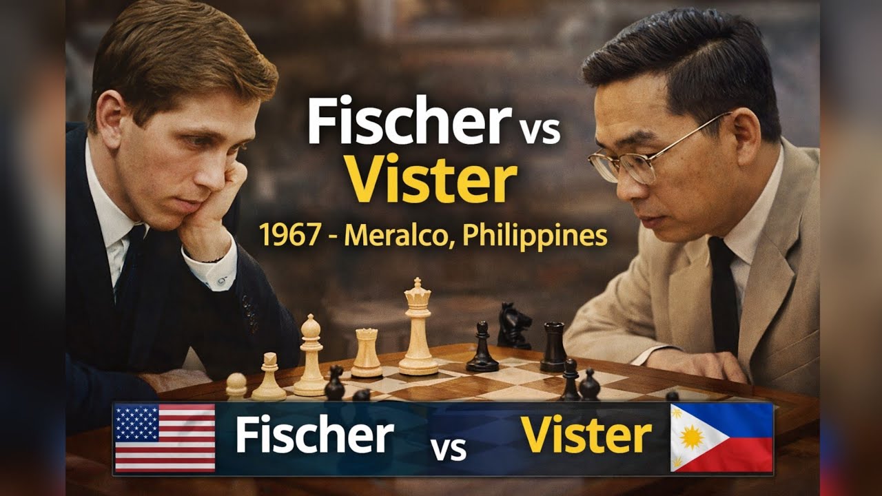 🔥 Fischer vs Vister — Partai Cepat yang Mengejutkan!