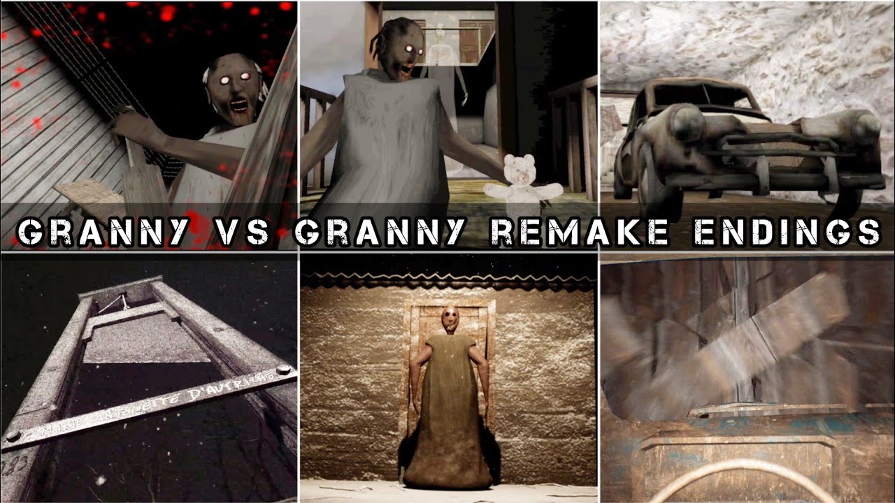 Granny vs Granny Remake all 6 endings