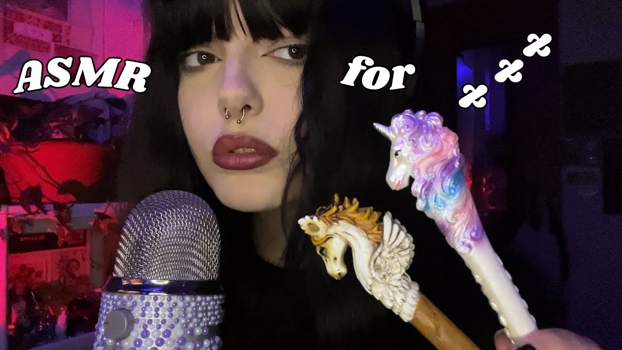 ASMR tingly trigger assortment | tapping, scratching, mouth sounds, setting & breaking the pattern