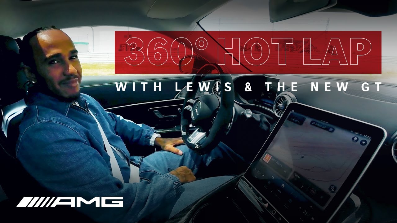 Copiloting Lewis Hamilton in the new Mercedes-AMG GT!