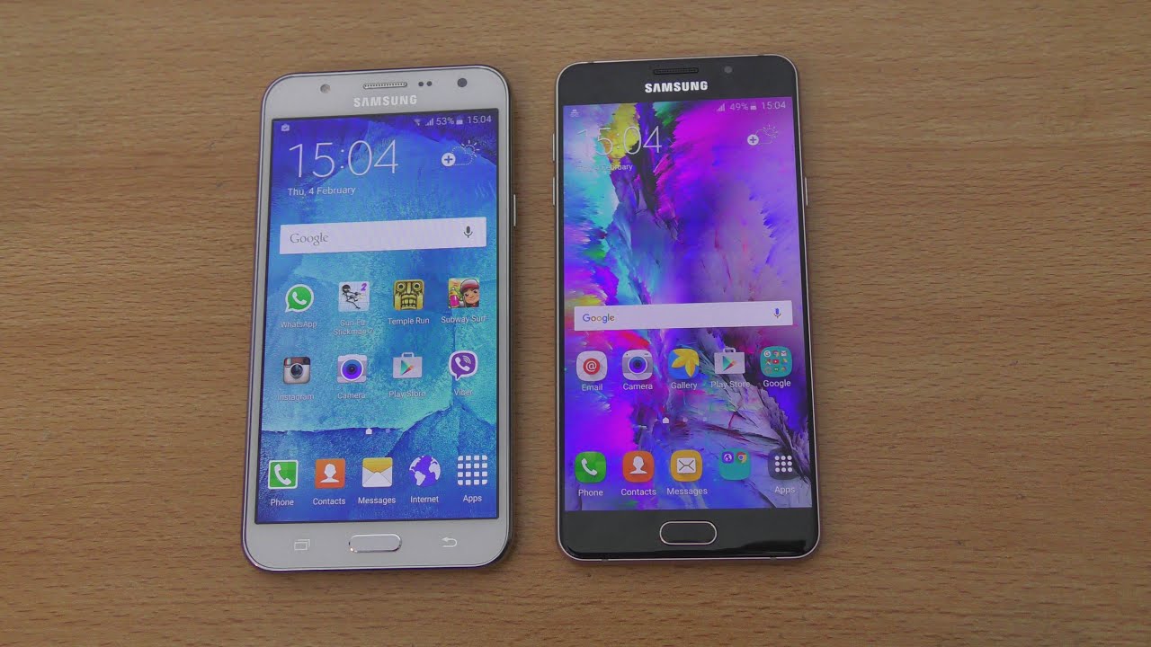 Samsung Galaxy A7 (2016) vs Galaxy J7 - Review! (4K)