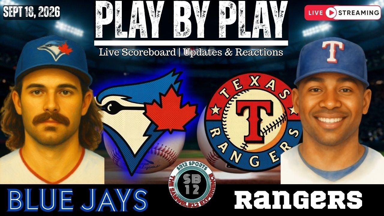 🧢 LIVE:  Toronto Blue Jays vs Texas Rangers MLB | Play by Play & Reactions!